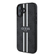 Guess Guess iPhone 16 Back cover coque - MagSafe - 4G Printed Stripes - Noir Guess Guess iPhone 16 Back cover coque - MagSafe - 4G Printed Stripes - Noir