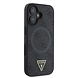 Guess Guess iPhone 16 Backcover hoesje - MagSafe - 4G Triangle Logo - Zwart