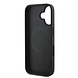 Guess Guess iPhone 16 Backcover hoesje - MagSafe - 4G Triangle Logo - Zwart