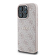 Guess Guess iPhone 16 Pro Max Back cover case - MagSafe - 4G Classic Metal Logo - Pink Guess Guess iPhone 16 Pro Max Back cover case - MagSafe - 4G Classic Metal Logo - Pink