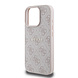 Guess Guess iPhone 16 Pro Max Back cover case - MagSafe - 4G Classic Metal Logo - Pink Guess Guess iPhone 16 Pro Max Back cover case - MagSafe - 4G Classic Metal Logo - Pink