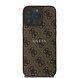 Guess Guess iPhone 16 Pro Max Back cover case - MagSafe - 4G Classic Metal Logo - Brown Guess Guess iPhone 16 Pro Max Back cover case - MagSafe - 4G Classic Metal Logo - Brown