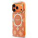 Guess Guess iPhone 17 Pro Back-Cover hul - MagSafe - IML Peony Dot - Orange