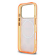 Guess Guess iPhone 17 Pro Back-Cover hul - MagSafe - IML Peony Dot - Orange