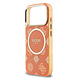 Guess Guess iPhone 17 Pro Back cover coque - MagSafe - IML Peony Dot - Orange Guess Guess iPhone 17 Pro Back cover coque - MagSafe - IML Peony Dot - Orange