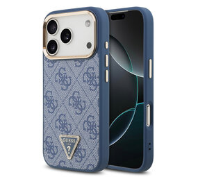 Guess Guess iPhone 17 Pro Back cover case - MagSafe - 4G Triangle Logo - Blue
