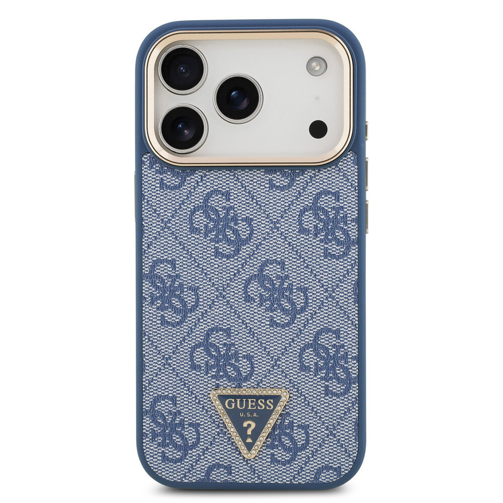 Guess Guess iPhone 17 Pro Back cover case - MagSafe - 4G Triangle Logo - Blue