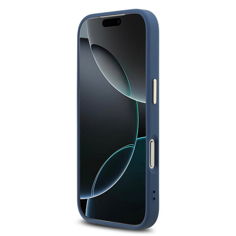 Guess Guess iPhone 17 Pro Backcover hoesje - MagSafe - 4G Triangle Logo - Blauw Guess Guess iPhone 17 Pro Backcover hoesje - MagSafe - 4G Triangle Logo - Blauw