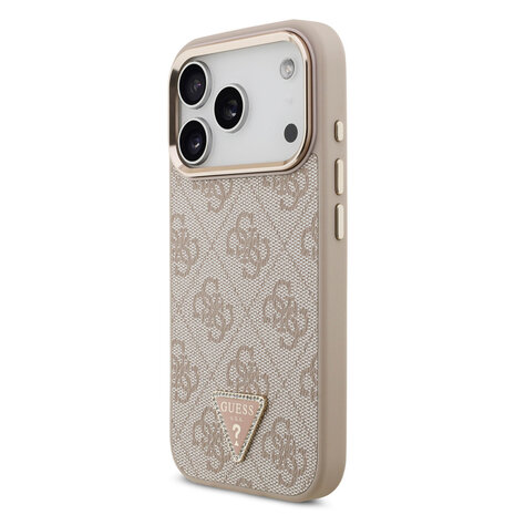 Guess Guess iPhone 17 Pro Back cover coque - MagSafe - 4G Triangle Logo - Rose