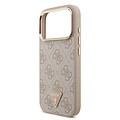 Guess Guess iPhone 17 Pro/iPhone 18 Pro Coque arrière MagSafe 4G logo triangulaire - Rose