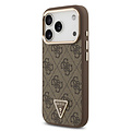 Guess Guess iPhone 17 Pro/iPhone 18 Pro Handyhülle MagSafe 4G dreieckiges Logo - Braun