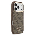 Guess Guess iPhone 17 Pro/iPhone 18 Pro Handyhülle MagSafe 4G dreieckiges Logo - Braun