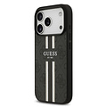 Guess Guess iPhone 17 Pro/iPhone 18 Pro Back Cover MagSafe Printed 4G Stripes - Black