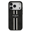 Guess Guess iPhone 17 Pro/iPhone 18 Pro Back Cover MagSafe Printed 4G Stripes - Black