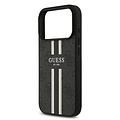 Guess Guess iPhone 17 Pro/iPhone 18 Pro Handyhülle MagSafe Gedruckte 4G-Streifen - Schwarz