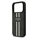 Guess Guess iPhone 17 Pro Backcover hoesje - MagSafe - 4G Printed Stripes - Zwart