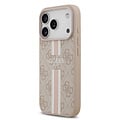 Guess Guess iPhone 17 Pro/iPhone 18 Pro Back Cover MagSafe Printed 4G Stripes - Pink