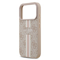 Guess Guess iPhone 17 Pro/iPhone 18 Pro Backcoverhoesje MagSafe Gedrukte 4G-strepen - Roze