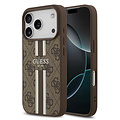 Guess Guess iPhone 17 Pro/iPhone 18 Pro Handyhülle MagSafe Gedruckte 4G-Streifen - Braun