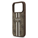 Guess Guess iPhone 17 Pro Back-Cover hul - MagSafe - 4G Printed Stripes - Braun