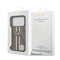 Guess Guess iPhone 17 Pro/iPhone 18 Pro Handyhülle MagSafe Gedruckte 4G-Streifen - Braun