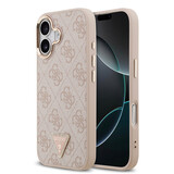 Guess Guess iPhone 17 Back cover case - MagSafe - 4G Triangle Logo - Pink Guess Guess iPhone 17 Back cover case - MagSafe - 4G Triangle Logo - Pink