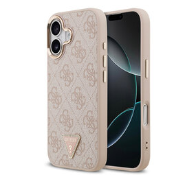 Guess Guess iPhone 17 Backcover hoesje - MagSafe - 4G Triangle Logo - Roze Guess Guess iPhone 17 Backcover hoesje - MagSafe - 4G Triangle Logo - Roze