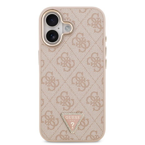 Guess Guess iPhone 17 Back-Cover hul - MagSafe - 4G Triangle Logo - Rosa Guess Guess iPhone 17 Back-Cover hul - MagSafe - 4G Triangle Logo - Rosa