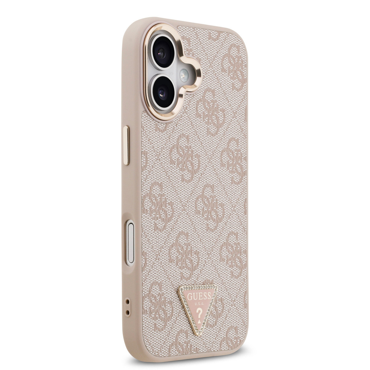 Guess Guess iPhone 17 Backcover hoesje - MagSafe - 4G Triangle Logo - Roze, foto 4 van 6