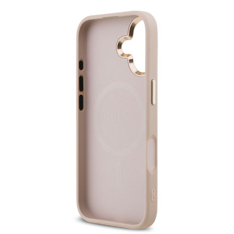 Guess Guess iPhone 17 Back cover case - MagSafe - 4G Triangle Logo - Pink