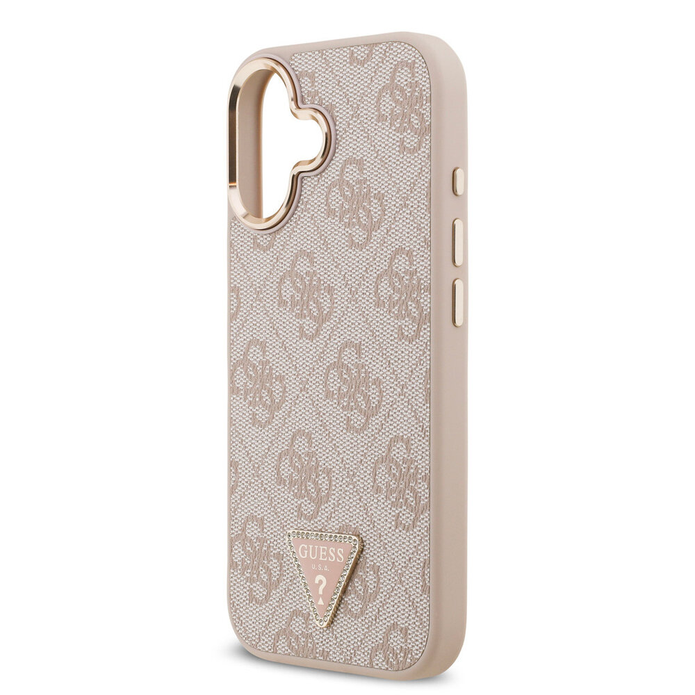 Guess Guess iPhone 17 Back cover case - MagSafe - 4G Triangle Logo - Pink