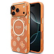 Guess Guess iPhone 17 Pro Max Back cover coque - MagSafe - IML Peony Dot - Orange
