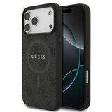 Guess Guess iPhone 17 Pro Max Back-Cover hul - MagSafe - 4G Classic Metal Logo - Schwarz Guess Guess iPhone 17 Pro Max Back-Cover hul - MagSafe - 4G Classic Metal Logo - Schwarz