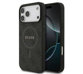 Guess Guess iPhone 17 Pro Max Back cover coque - MagSafe - 4G Classic Metal Logo - Noir Guess Guess iPhone 17 Pro Max Back cover coque - MagSafe - 4G Classic Metal Logo - Noir
