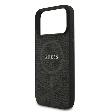 Guess Guess iPhone 17 Pro Max Back cover coque - MagSafe - 4G Classic Metal Logo - Noir Guess Guess iPhone 17 Pro Max Back cover coque - MagSafe - 4G Classic Metal Logo - Noir