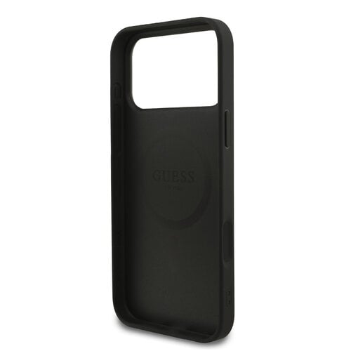 Guess Guess iPhone 17 Pro Max/iPhone 18 Pro Max Handyhülle MagSafe Klassisches 4G-Metalllogo - Schwarz