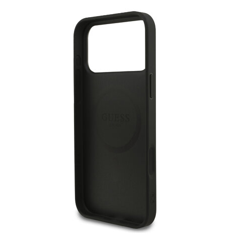 Guess Guess iPhone 17 Pro Max Back cover coque - MagSafe - 4G Classic Metal Logo - Noir Guess Guess iPhone 17 Pro Max Back cover coque - MagSafe - 4G Classic Metal Logo - Noir
