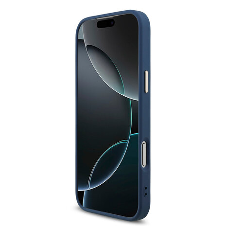 Guess Guess iPhone 17 Pro Max Back-Cover hul - MagSafe - 4G Triangle Logo - Blau