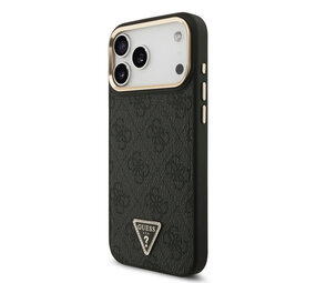 Guess Guess iPhone 17 Pro Max Back-Cover hul - MagSafe - 4G Triangle Logo - Schwarz
