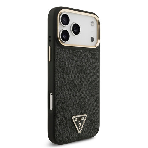 Guess Guess iPhone 17 Pro Max/iPhone 18 Pro Max Handyhülle MagSafe 4G dreieckiges Logo - Schwarz