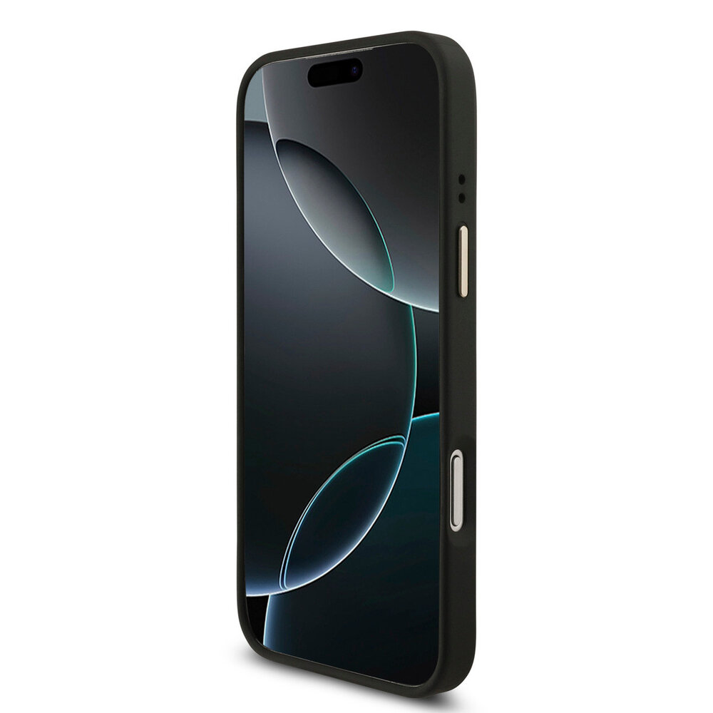 Guess Guess iPhone 17 Pro Max Back cover coque - MagSafe - 4G Triangle Logo - Noir Guess Guess iPhone 17 Pro Max Back cover coque - MagSafe - 4G Triangle Logo - Noir