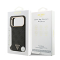 Guess Guess iPhone 17 Pro Max/iPhone 18 Pro Max Handyhülle MagSafe 4G dreieckiges Logo - Schwarz