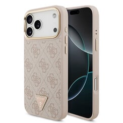 Guess iPhone 17 Pro Max/iPhone 18 Pro Max Handyhülle MagSafe 4G dreieckiges Logo - Rosa