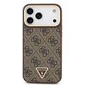 Guess Guess iPhone 17 Pro Max/iPhone 18 Pro Max Handyhülle MagSafe 4G dreieckiges Logo - Braun
