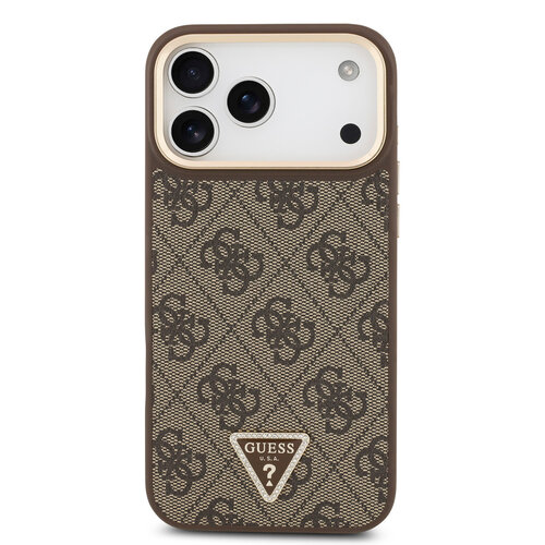 Guess Guess iPhone 17 Pro Max/iPhone 18 Pro Max Handyhülle MagSafe 4G dreieckiges Logo - Braun