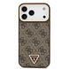 Guess Guess iPhone 17 Pro Max Back-Cover hul - MagSafe - 4G Triangle Logo - Braun Guess Guess iPhone 17 Pro Max Back-Cover hul - MagSafe - 4G Triangle Logo - Braun