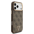 Guess Guess iPhone 17 Pro Max/iPhone 18 Pro Max Handyhülle MagSafe 4G dreieckiges Logo - Braun