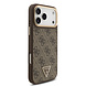 Guess Guess iPhone 17 Pro Max Back cover coque - MagSafe - 4G Triangle Logo - Marron Guess Guess iPhone 17 Pro Max Back cover coque - MagSafe - 4G Triangle Logo - Marron