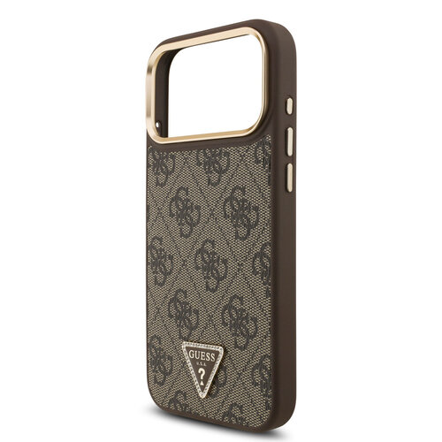 Guess Guess iPhone 17 Pro Max/iPhone 18 Pro Max Handyhülle MagSafe 4G dreieckiges Logo - Braun