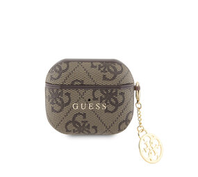 Guess Guess AirPods Case - 4G - 4G Charm - Braun
